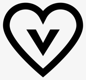 Vegan Symbol Png - Vegan Heart Symbol Transparent