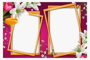 High Quality Resolution Rose Frame For Photo Psd File - Most Beautiful Borders Design