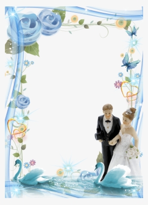 Beautiful Frame Png Format For Kids - Border Design For Wedding Invitation