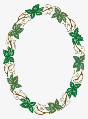 Floral Frame Png - کادر سیاه و سفید گل