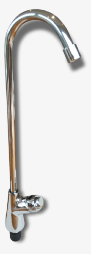 Push Button Swan Neck Tap For Counter Top With 5/16 - Tap