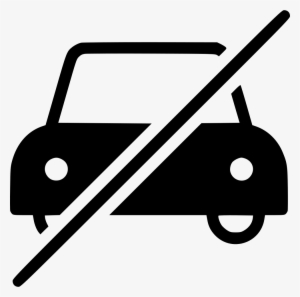 No Car Taxi Cab Vehicle Traffic Sign Comments - No Start Car Icon Png