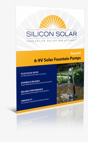 Aquajet Pro 6-9v Solar Fountain Pumps - Solar Log Brochure
