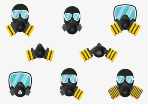 Respirator Icons Vector - Gas Mask