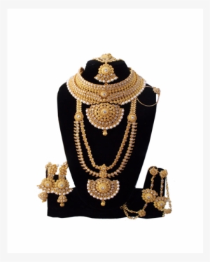 Bridal Gold Plated Pearl Set - Price