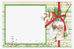 Santa Claus Clip Art - Christmas Frame With Santa