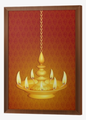 Vector Illustration Of Golden Diya For Diwali Festival - Portable Network Graphics