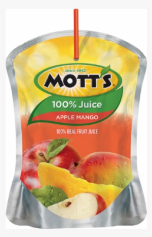 Mott's 100% Apple Mango Juice - Motts Apple Juice Pouch
