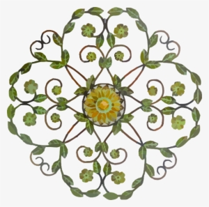 Decorative Floral Metal Craft Svg Clip Arts 600 X 594