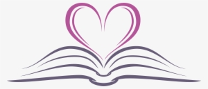 Open Book With Heart - Open Book Heart Transparent