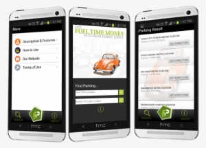 Find Parking Mobile App - Web Design