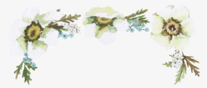White Flower Frame Decoration Vector - Portable Network Graphics