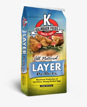 17% All Natural Layer Pelleted 50lb - Kalmbach Feeds 50 Lb. For Chickens Crumble Layer Feed