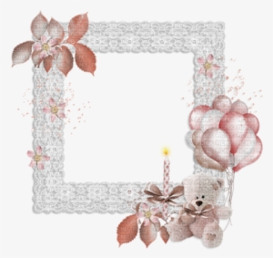 Kaz Creations Deco Frames Flowers Teddy Balloons Birthday - Child