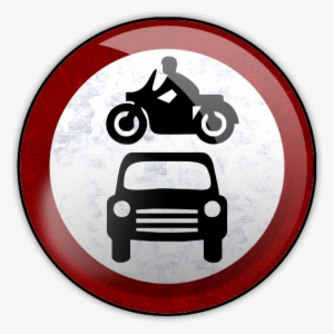 No Vehicles Icon Png - No Vehicles Road Sign