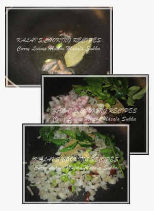 Steps To Make Curry Leaves Mutton Masala Sukka - Anthurium