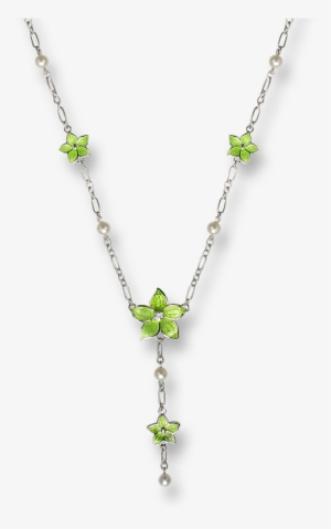 Nicole Barr Designs Sterling Silver Stephanotis Floral - Necklace