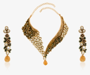 Yellow Gold Necklace Design - Jewellery