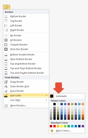 If You Select A Line - Change The Line Color In Excel