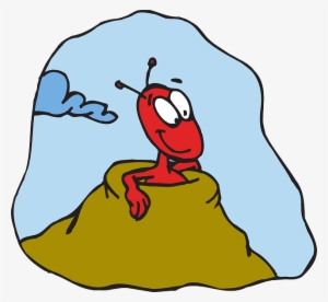 Obey Clipart Ant - Ant Hill Clip Art