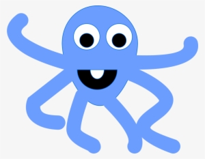 Octopus Human Behavior Smiley Logo Animated Cartoon - Human