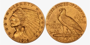 1914 Indian $2 - Georgivs V Dei Gra Britt Omn Rex Fid Def Ind Imp 1918