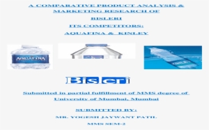 A Comparative Product Analysis & Marketing Research - Airline