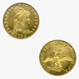 Us Half-eagle Coin From 1795 - Half Eagle