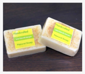 Handcrafted Soap-lemongrass Wheatgerms V=1487334859 - Unsalted Butter