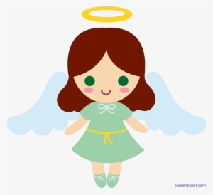 Svg Black And White Stock Angel Clip Art Sweet - Angel Clipart
