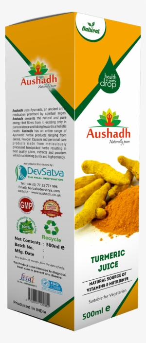 Tumeric Juice 500ml - Aloe Vera