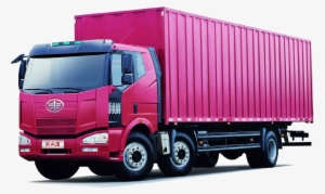 7500 Kg - Container With Truck Png