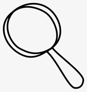 Magnifyer Glass Clip Art At Clker - Magnifying Glass Clipart Black And White
