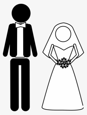 Wedding, Married, Bride, Groom, Vector Graphic - Wedding