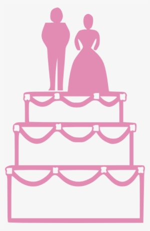 Wedding Tiered Cake Clip Art