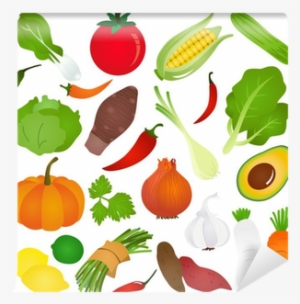 Colorful Cute Vector Icons - Vegetable Vector