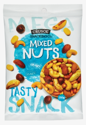 Crusoe Snacking Co Mixed Nuts 150g - Portable Network Graphics