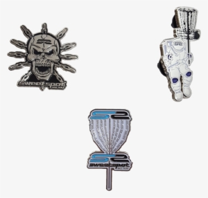 Disc Golf Pin Custom Enamel - Illustration