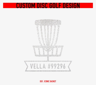Microfiber Disc Golf Towel - Disc Golf Silhouette