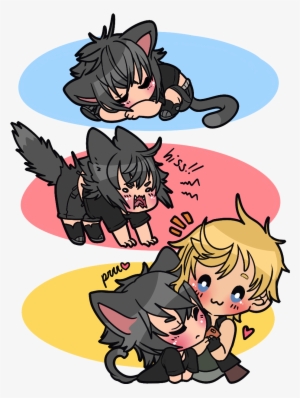 Noctis Lucis Caelum Black Kitty Cat Unlucky Kitten - Final Fantasy Cat Noctis