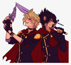 “ I Love The Uniforms In Final Fantasy Type - Prompto X Noctis Transparent