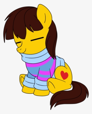 Ambiguous Gender, Artist - My Little Pony Undertale Frisk