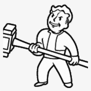 Click To Edit - Vault Boy Sledge Hammer