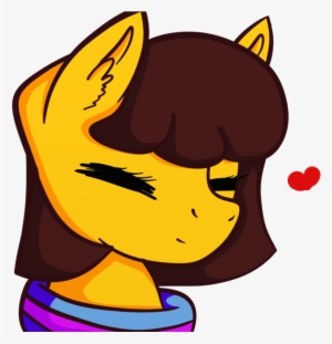 Frisk As A Pony Omg Undertale Pinterest Frisk And Fandom - Undertale My Little Pony Frisk