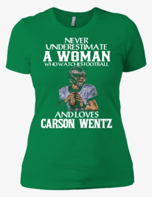 Never Underestimate A Woman Who Watches Football And - Shirt