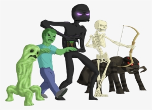Main Evil Mobs In Minecraft By Crispokefan On Deviantart - Minecraft Mobs