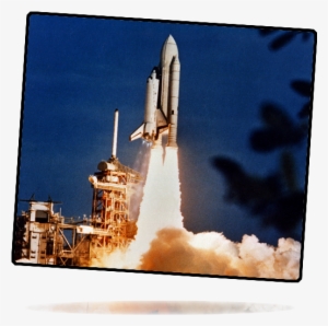 Space Portal Graphic - Space Shuttle Columbia First Launch