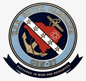 Uss South Carolina Insignia 1980 - Emblem