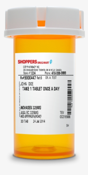 Finding Your Information - Shoppers Drug Mart Label - 264x522 PNG ...