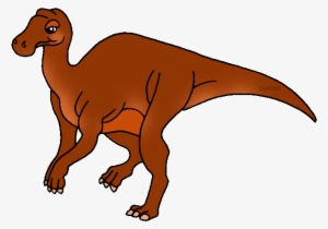 Fossil Clipart Phillip Martin - Duck Billed Dinosaur Clipart